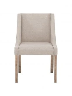 Westwing Collection Polsterstuhl Savannah mit Holzbeinen, B 60 x T 60 cm -Esszimmer Verkäufe Polsterstuhl Savannah mit Holzbeinen 3