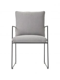 Westwing Collection Polsterstuhl Wayne mit Metall-Gestell, B 54 x T 58 cm -Esszimmer Verkäufe Polsterstuhl Wayne mit Metall Gestell 9