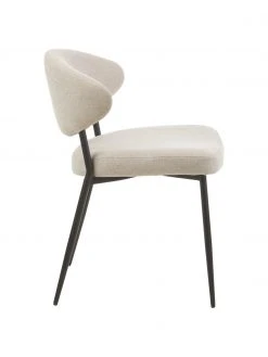 Westwing Collection Polsterstühle Adele in Beige, 2 Stück, B 54 x T 57 cm -Esszimmer Verkäufe Polsterstuhle Adele in Beige 2 Stuck 5