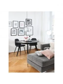 Esszimmer Verkäufe -Esszimmer Verkäufe Polsterstuhle Karla in Dunkelgrau 2 Stuck 1