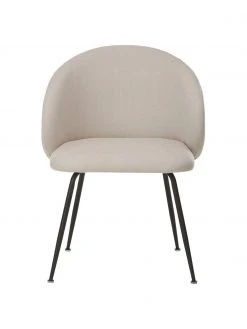 Westwing Collection Polsterstühle Luisa in Beige, 2 Stück, B 59 x T 59 cm -Esszimmer Verkäufe Polsterstuhle Luisa in Beige 2 Stuck 3