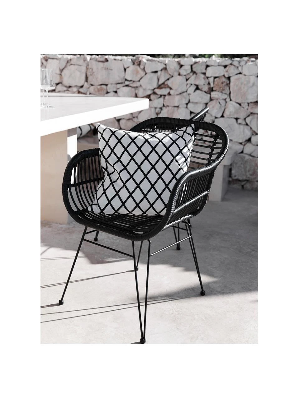 Westwing Collection Polyrattan-Armlehnstühle Costa, 2 Stück, B 59 x T 58 cm 5 Westwing Collection Polyrattan-Armlehnstühle Costa, 2 Stück, B 59 x T 58 cm – Bild 3