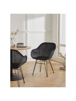 Westwing Collection Polyrattan-Armlehnstühle Costa, 2 Stück, B 57 x T 58 cm -Esszimmer Verkäufe Polyrattan Armlehnstuhle Costa 2 Stuck 21