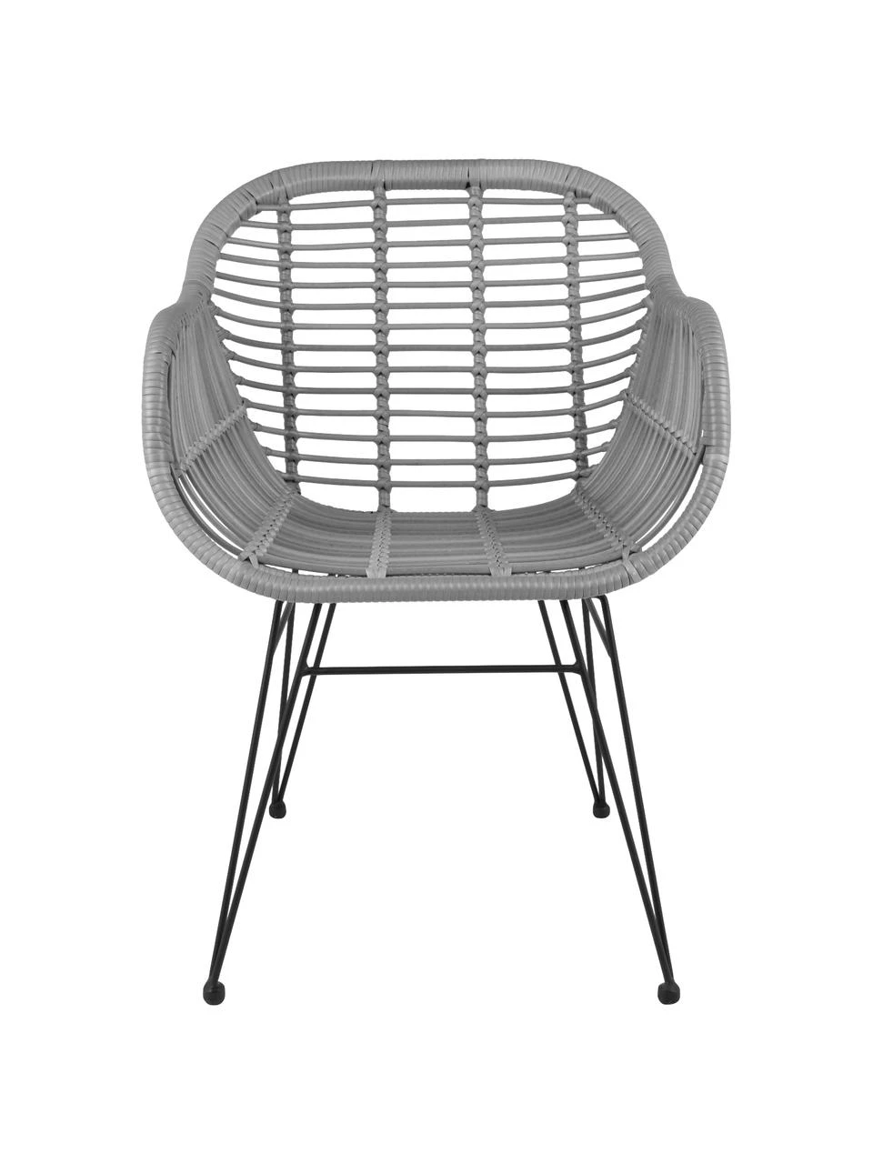 Westwing Collection Polyrattan-Armlehnstühle Costa, 2 Stück, B 59 x T 58 cm 7 Westwing Collection Polyrattan-Armlehnstühle Costa, 2 Stück, B 59 x T 58 cm – Bild 5