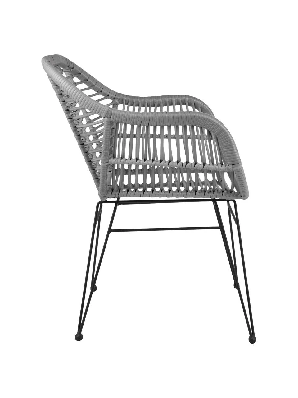 Westwing Collection Polyrattan-Armlehnstühle Costa, 2 Stück, B 59 x T 58 cm 8 Westwing Collection Polyrattan-Armlehnstühle Costa, 2 Stück, B 59 x T 58 cm – Bild 6