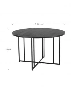 Westwing Collection Runder Esstisch Luca aus Mangoholz, in verschiedenen Größen, Ø 120 x H 75 cm 11 Westwing Collection Runder Esstisch Luca aus Mangoholz, in verschiedenen Größen, Ø 120 x H 75 cm -Esszimmer Verkäufe Runder Esstisch Luca aus Mangoholz in verschiedenen Grossen 3