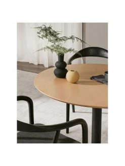 Westwing Collection Runder Esstisch Menorca mit Eschenholzfurnier, Ø 100 cm, Ø 100 x H 75 cm -Esszimmer Verkäufe Runder Esstisch Menorca mit Eschenholzfurnier O 100 cm 2