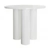 Runder Tisch Colette in Weiß, glänzend, Ø 90 x H 72 cm -Esszimmer Verkäufe Runder Tisch Colette in Weiss glanzend