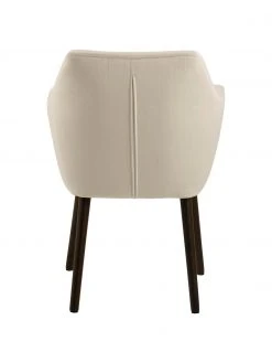 Samt-Armlehnstuhl Nora mit Holzbeinen, B 58 x T 58 cmNur noch wenige verfügbar 13 Samt-Armlehnstuhl Nora mit Holzbeinen, B 58 x T 58 cmNur noch wenige verfügbar -Esszimmer Verkäufe Samt Armlehnstuhl Nora mit Holzbeinen 5