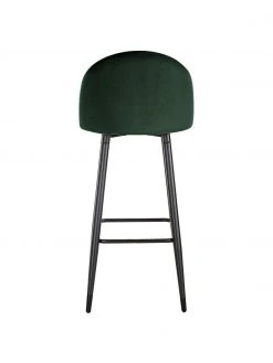 Westwing Collection Samt-Barstuhl Amy in Dunkelgrün, B 45 x H 103 cm -Esszimmer Verkäufe Samt Barstuhl Amy in Dunkelgrun 5