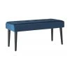 Samt-Polsterbank Glory in Dunkelblau, B 95 x H 45 cm 2 Samt-Polsterbank Glory in Dunkelblau, B 95 x H 45 cm -Esszimmer Verkäufe Samt Polsterbank Glory in Dunkelblau