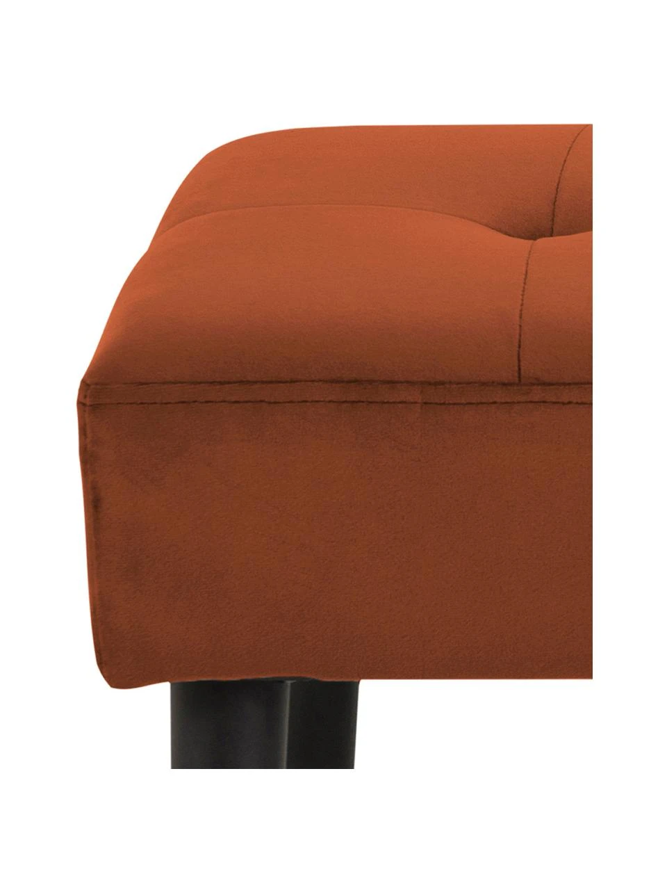 Samt-Polsterbank Glory in Rot, B 95 x H 45 cm 7 Samt-Polsterbank Glory in Rot, B 95 x H 45 cm – Bild 5