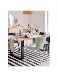 Westwing Collection Samt-Polsterstuhl Tess in Silbergrau, B 49 x H 84 cm 10 Westwing Collection Samt-Polsterstuhl Tess in Silbergrau, B 49 x H 84 cm -Esszimmer Verkäufe Samt Polsterstuhl Tess in Silbergrau 2