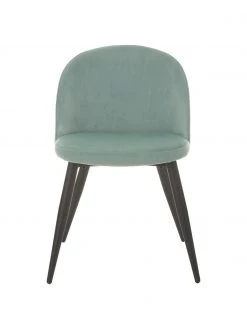 Westwing Collection Samt-Polsterstühle Amy in Blaugrün, 2 Stück, B 51 x T 55 cm 11 Westwing Collection Samt-Polsterstühle Amy in Blaugrün, 2 Stück, B 51 x T 55 cm -Esszimmer Verkäufe Samt Polsterstuhle Amy in Blaugrun 2 Stuck 3