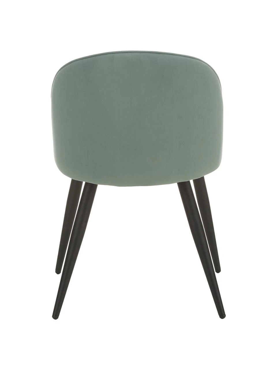 Westwing Collection Samt-Polsterstühle Amy in Blaugrün, 2 Stück, B 51 x T 55 cm 8 Westwing Collection Samt-Polsterstühle Amy in Blaugrün, 2 Stück, B 51 x T 55 cm – Bild 6