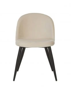 Westwing Collection Samt-Polsterstühle Amy in Cremeweiß, 2 Stück, B 51 x T 55 cm 13 Westwing Collection Samt-Polsterstühle Amy in Cremeweiß, 2 Stück, B 51 x T 55 cm -Esszimmer Verkäufe Samt Polsterstuhle Amy in Cremeweiss 2 Stuck 5