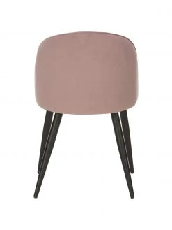 Westwing Collection Samt-Polsterstühle Amy in Rosa, 2 Stück, B 51 x T 55 cm -Esszimmer Verkäufe Samt Polsterstuhle Amy in Rosa 2 Stuck 5