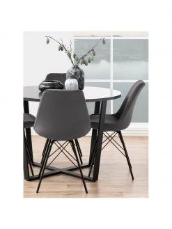 Samt-Polsterstühle Eris mit Metallbeinen, 2 Stück, B 49 x T 54 cm -Esszimmer Verkäufe Samt Polsterstuhle Eris mit Metallbeinen 2 Stuck 8