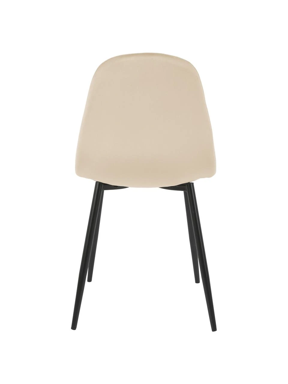 Westwing Collection Samt-Polsterstühle Karla in Cremeweiß, 2 Stück, B 44 x T 53 cm 7 Westwing Collection Samt-Polsterstühle Karla in Cremeweiß, 2 Stück, B 44 x T 53 cm – Bild 5