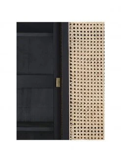 HKliving Schrank Retro mit Wiener Geflecht und Schiebetüren, 2-türig, B 95 x H 140 cm 13 HKliving Schrank Retro mit Wiener Geflecht und Schiebetüren, 2-türig, B 95 x H 140 cm -Esszimmer Verkäufe Schrank Retro mit Wiener Geflecht und Schiebeturen 2 turig 5