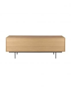 Sideboard Allure mit Schublade und Türen aus Eichenholzfurnier, B 200 x H 75 cm 12 Sideboard Allure mit Schublade und Türen aus Eichenholzfurnier, B 200 x H 75 cm -Esszimmer Verkäufe Sideboard Allure mit Schublade und Turen aus Eichenholzfurnier 4