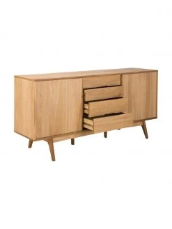 Sideboard Bettina mit Schubladen und Eichenholzfurnier, B 180 x H 84 cm -Esszimmer Verkäufe Sideboard Bettina mit Schubladen und Eichenholzfurnier 5
