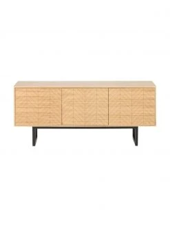 Woodman Sideboard Camden mit Türen und Eichenholzfurnier, B 175 x H 75 cm -Esszimmer Verkäufe Sideboard Camden mit Turen und Eichenholzfurnier 8