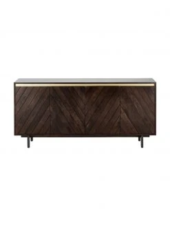 Westwing Collection Sideboard Karl mit Türen aus massivem Mangoholz, B 165 x H 61 cm -Esszimmer Verkäufe Sideboard Karl mit Turen aus massivem Mangoholz 3