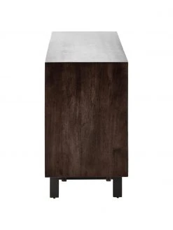 Westwing Collection Sideboard Karl mit Türen aus massivem Mangoholz, B 165 x H 61 cm -Esszimmer Verkäufe Sideboard Karl mit Turen aus massivem Mangoholz 4