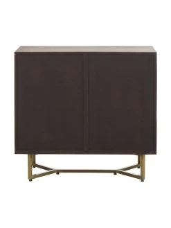 Westwing Collection Sideboard Luca aus Massivholz mit Fischgrät-Muster, B 90 x H 83 cm -Esszimmer Verkäufe Sideboard Luca aus Massivholz mit Fischgrat Muster 5