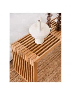Sitzbank Rib aus Teakholz, B 104 x H 43 cm -Esszimmer Verkäufe Sitzbank Rib aus Teakholz 2