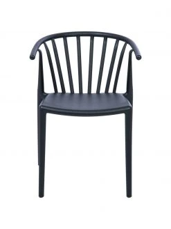 Stapelbarer Gartenstuhl Capri in Dunkelgrau, B 53 x T 55 cm -Esszimmer Verkäufe Stapelbarer Gartenstuhl Capri in Dunkelgrau 3