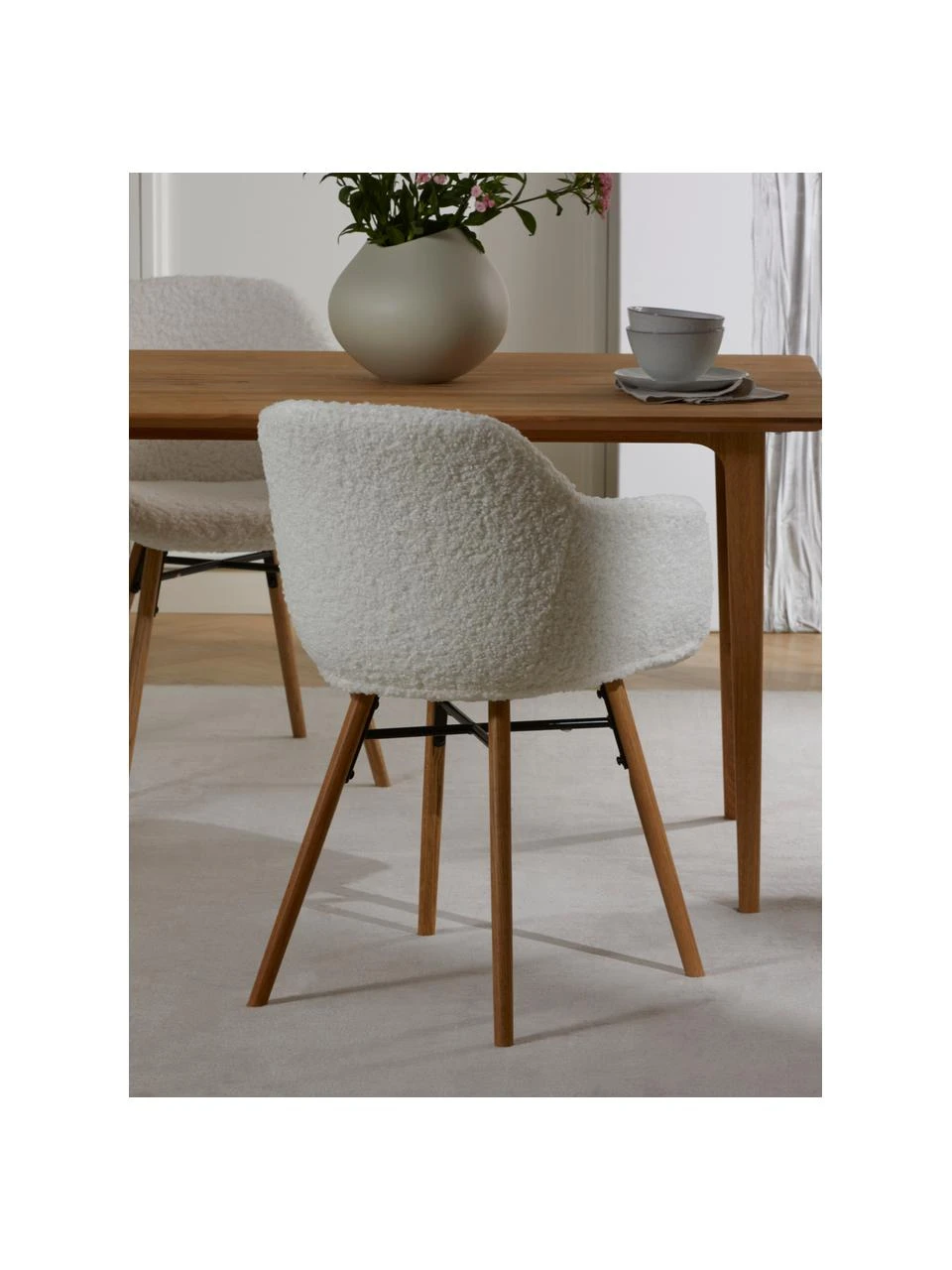 Westwing Collection Teddy-Armlehnstuhl Fiji mit schmaler Sitzschale, B 59 x H 84 cm 6 Westwing Collection Teddy-Armlehnstuhl Fiji mit schmaler Sitzschale, B 59 x H 84 cm – Bild 4