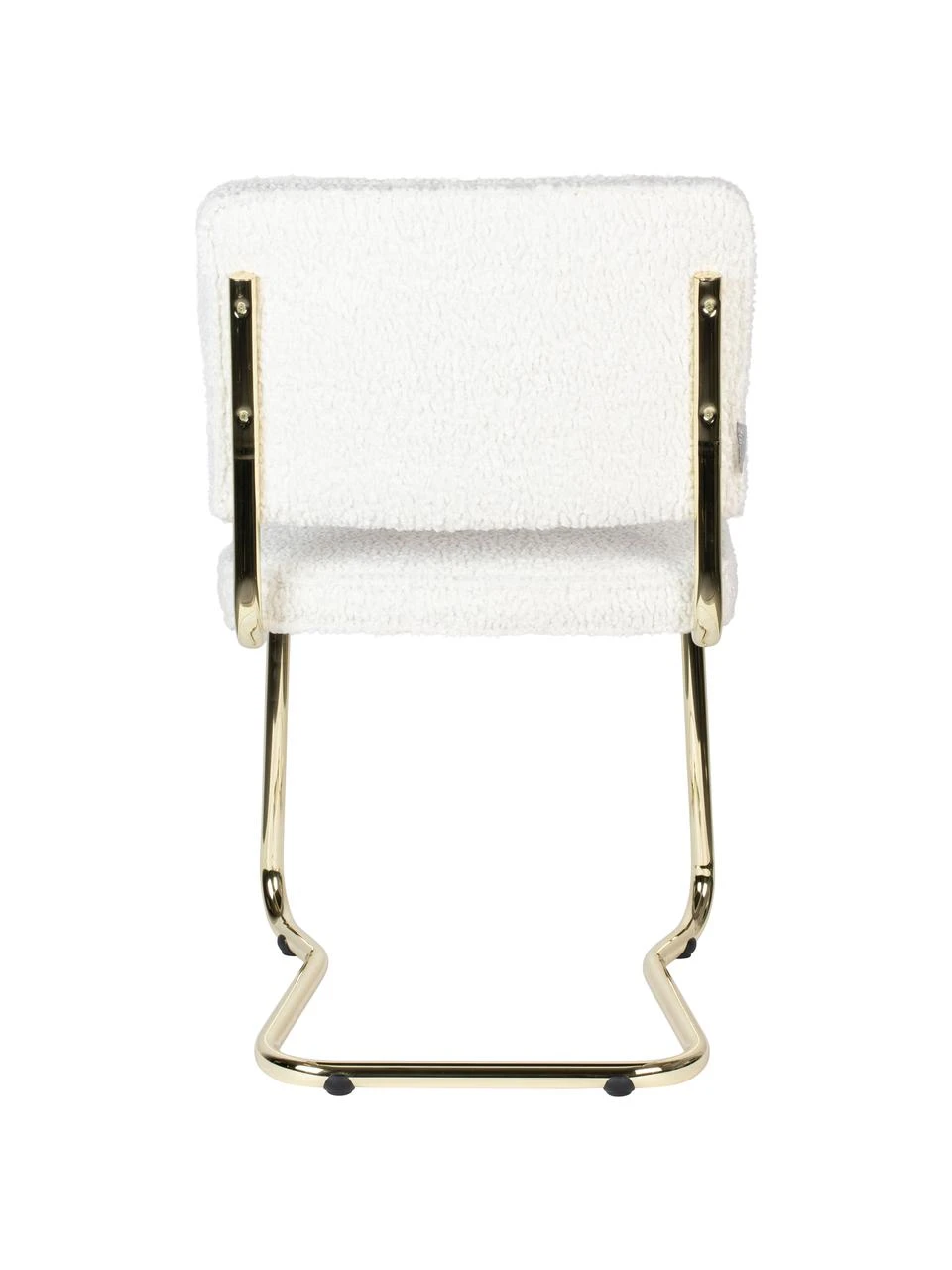 Zuiver Teddy-Freischwinger Kink in Weiß, B 48 x T 48 cm 8 Zuiver Teddy-Freischwinger Kink in Weiß, B 48 x T 48 cm – Bild 6