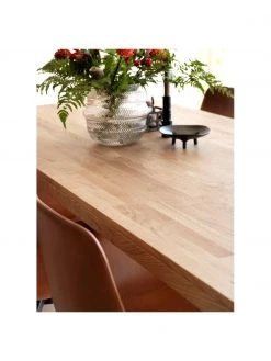 Rowico Verlängerbarer Esstisch Brooklyn aus Eichenholz, in verschiedenen Größen, B 170 bis 220 x T 95 cm -Esszimmer Verkäufe Verlangerbarer Esstisch Brooklyn aus Eichenholz in verschiedenen Grossen 2