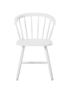 Westwing Collection Windsor-Holzstühle Megan in Weiß, 2 Stück, B 53 x T 52 cm -Esszimmer Verkäufe Windsor Holzstuhle Megan in Weiss 2 Stuck 4